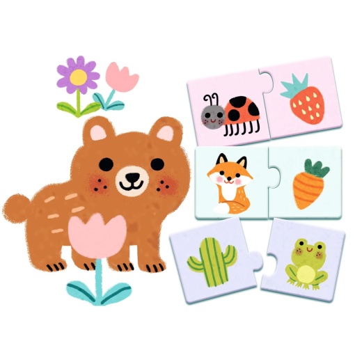 Puzzle Duo - Cores DJECO
