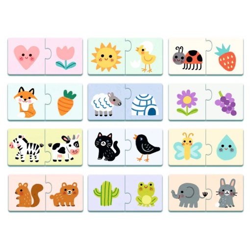 Puzzle Duo - Cores DJECO