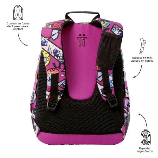 Mochila TOTTO Rayol 1kc 44x33x13,5cm