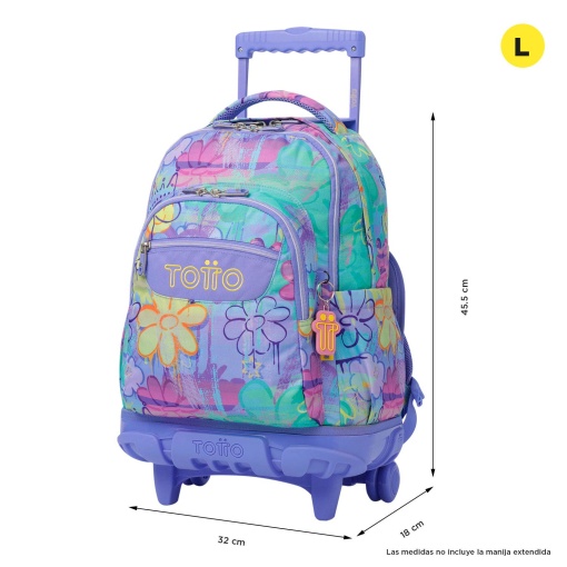 Mochila Trolley TOTTO Renglones 5q8 45,5x32x17,5cm