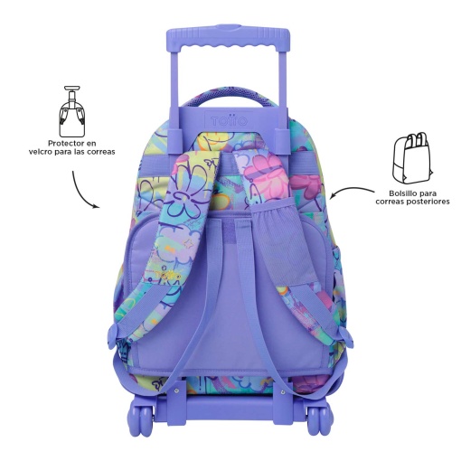 Mochila Trolley TOTTO Renglones 5q8 45,5x32x17,5cm
