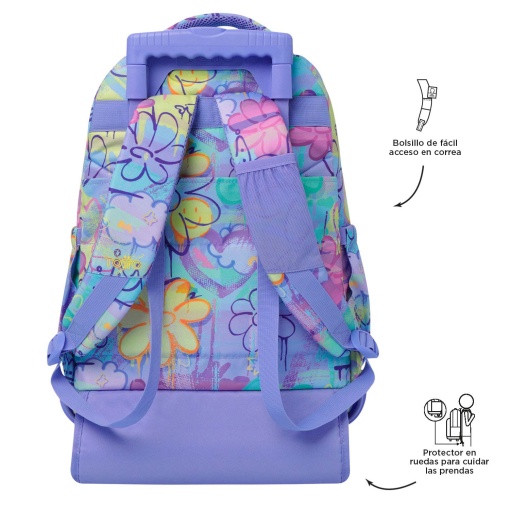 Mochila Trolley TOTTO Renglones 5q8 45,5x32x17,5cm