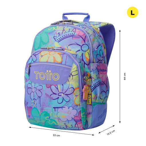 Mochila TOTTO Rayol 5q8 44x33x13,5cm