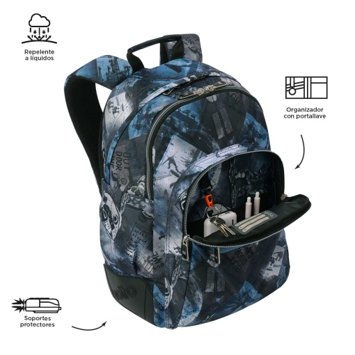 Mochila TOTTO Rayol 0g6 44x33x13,5cm