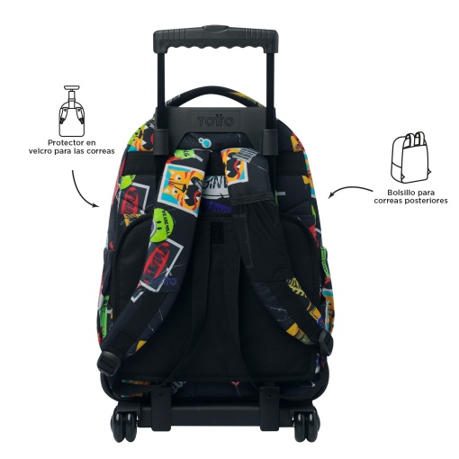 Mochila Trolley TOTTO Renglones 8c5 45,5x32x17,5cm
