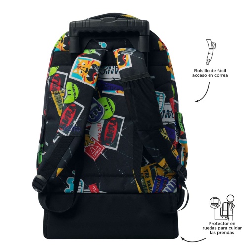 Mochila Trolley TOTTO Renglones 8c5 45,5x32x17,5cm