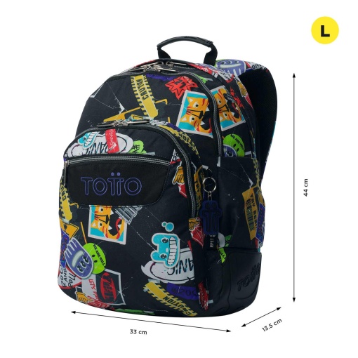 Mochila TOTTO Rayol 8c5 44x33x13,5cm