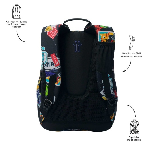 Mochila TOTTO Rayol 8c5 44x33x13,5cm
