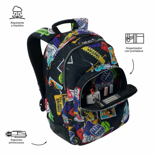 Mochila TOTTO Rayol 8c5 44x33x13,5cm