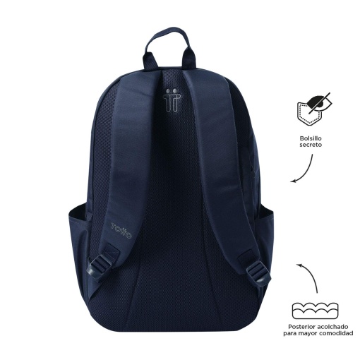 Mochila TOTTO Trik L Azul 45x30x16cm