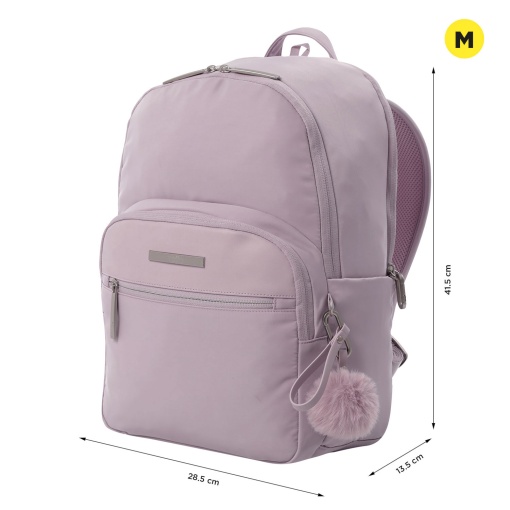 Mochila TOTTO Adelaide Lilás 41,5x28,5x13,5cm