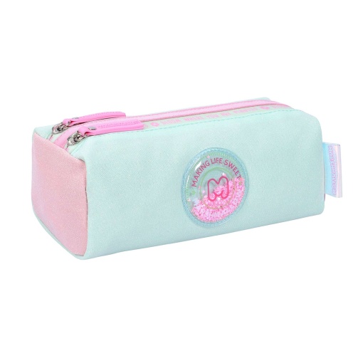 Estojo Escolar MARSHMALLOW Sugarcrush Coral 2025 Duplo