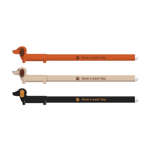 Esferográfica Apagável M&G I Erase Animals Have A Woof Day 0,7mm Sortido