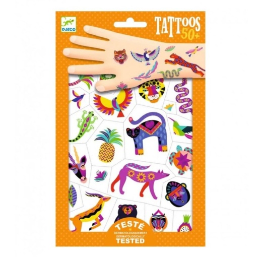 50 Tatuagens Efeito Metalizado - Beleza Selvagem DJECO