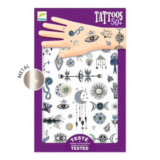50 Tatuagens Efeito Metalizado - Wicca DJECO