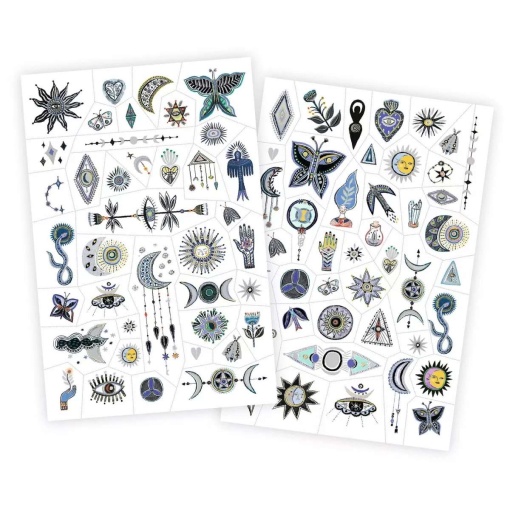 50 Tatuagens Efeito Metalizado - Wicca DJECO