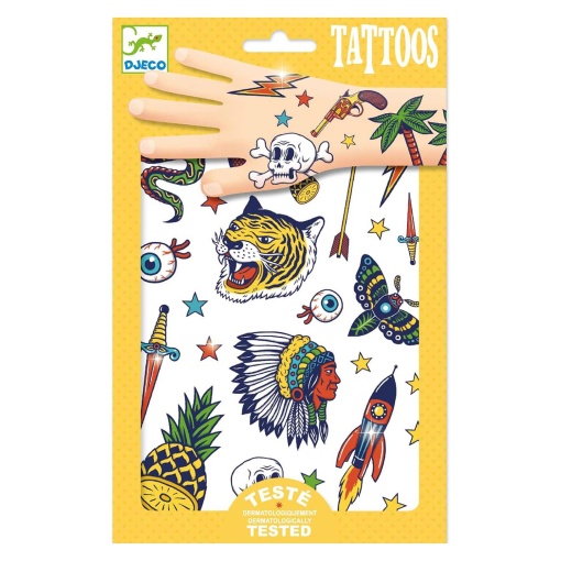 50 Tatuagens Efeito Metalizado - Bang Bang DJECO