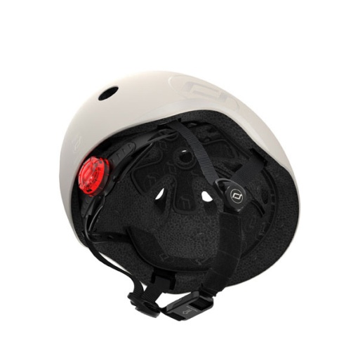 Capacete Helmet S-M Bege Scoot And Ride