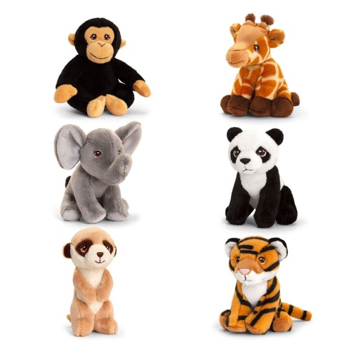 Peluche Animais da Selva 12cm Sortidos Keel TOYS Keeleco