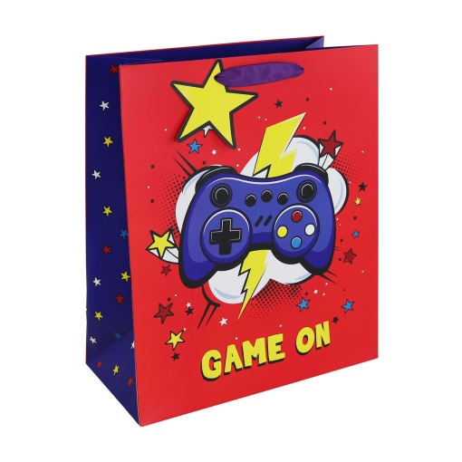 Saco de Papel Asa Tecido CLAIREFONTAINE Game/Vermelho 26,5x33x12,5cm