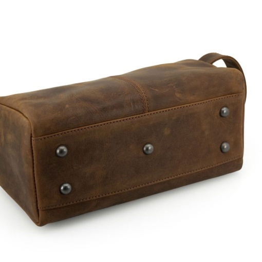 Necessaire em pele BENFICA castanho