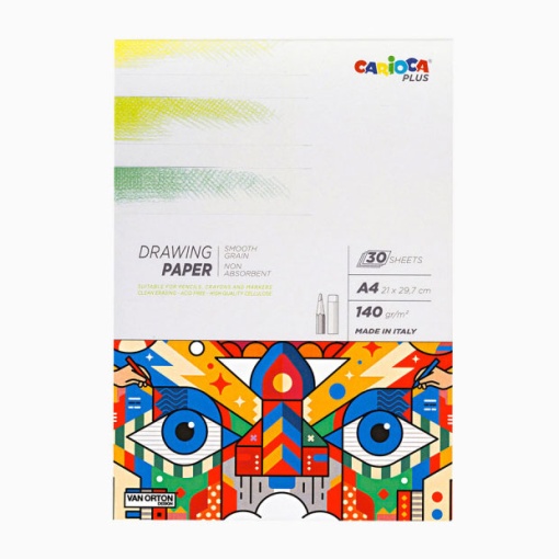 Bloco de Desenho CAVALINHO CARIOCA Plus A4 140g 30 folhas