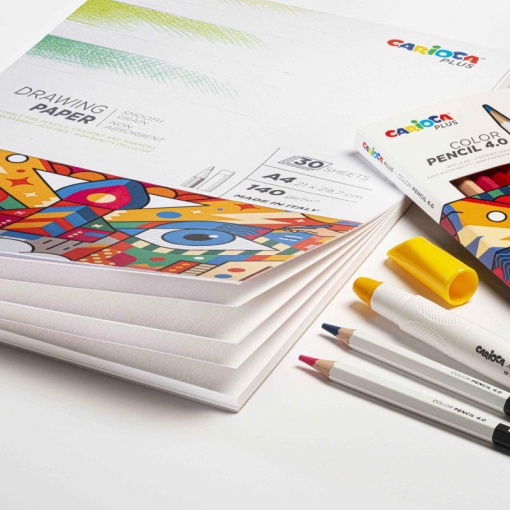 Bloco de Desenho CAVALINHO CARIOCA Plus A4 140g 30 folhas