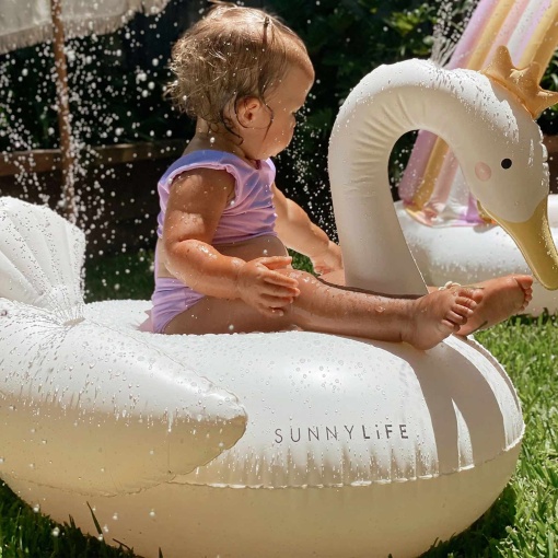 Princesa CISNE Insuflável com Aspersor SUNNYLIFE