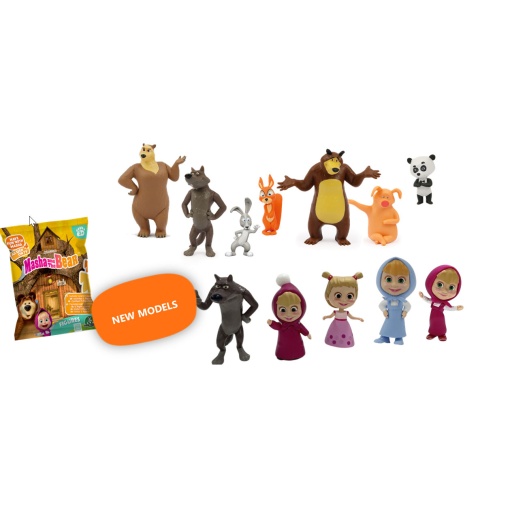 Masha e o Urso figura surpresa FAMOSA Mha45000