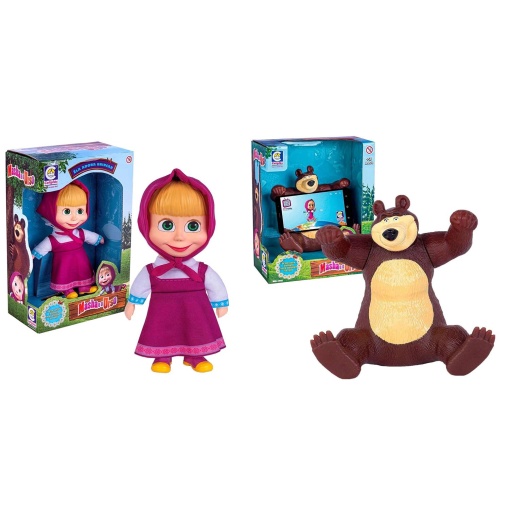 MASHA e o Urso 23cm FAMOSA sortido
