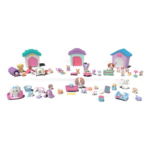 LITTLE LIVE PETS Mini Mama Surprise família cãezinhos adotados Famosa
