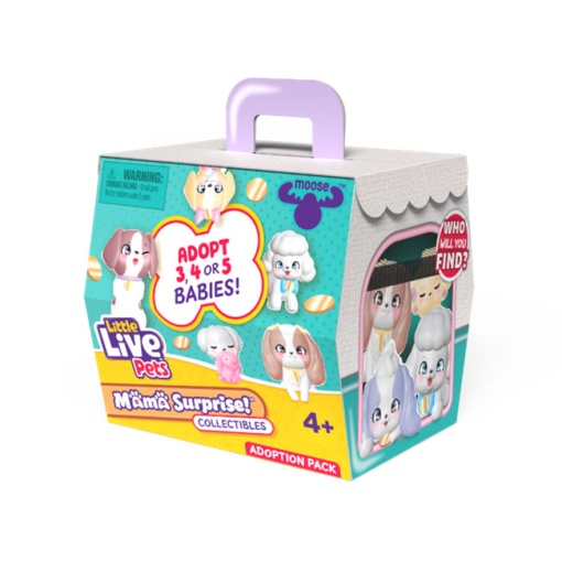 LITTLE Live PETS Mini Mama Surprise Família - Casinha da Mama FAMOSA