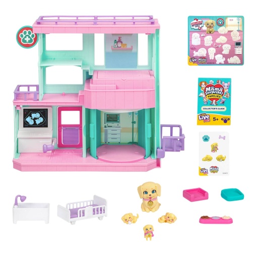 LITTLE LIVE PETS Mini Mama Surprise família clínica de bebés Famosa