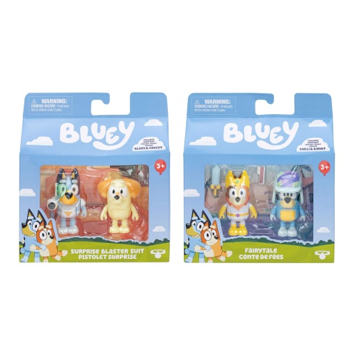 Bluey pack 2 figuras sortido FAMOSA Bly91110