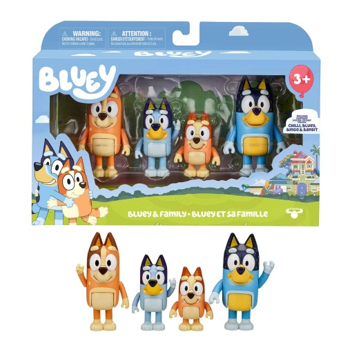 Bluey pack 4 figuras sortido FAMOSA Blya0000