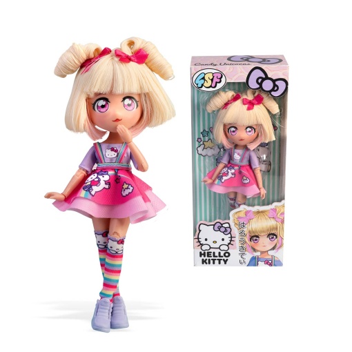 Hello Kitty Boneca Mangá Candy Unicorn FAMOSA