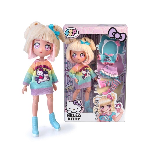 Hello Kitty Boneca Mangá FASHION Unicorn FAMOSA