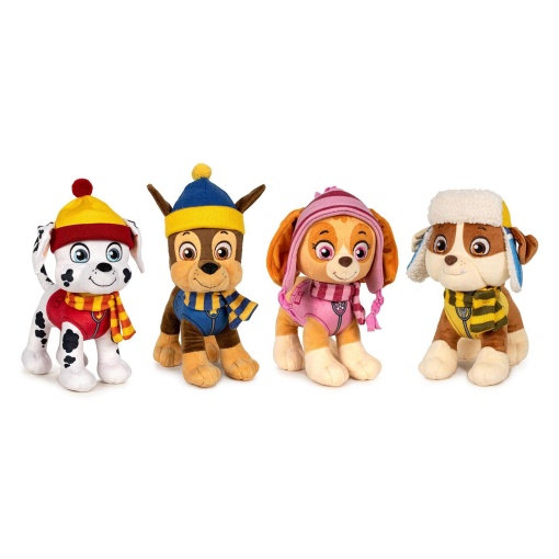 Peluche Patrulha Pata Inverno 20cm Sortido FAMOSA