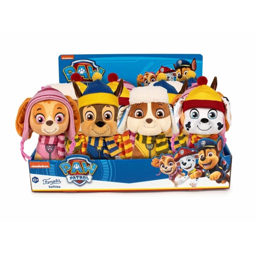 Peluche Patrulha Pata Inverno 20cm Sortido FAMOSA