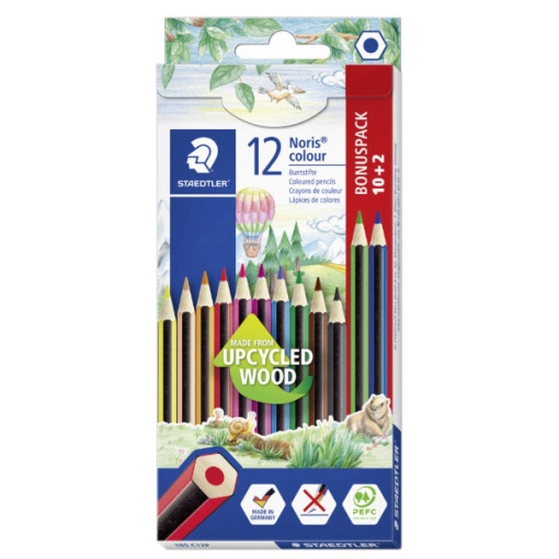 Lápis de Cor STAEDTLER Noris Colour com 10+2 Oferta