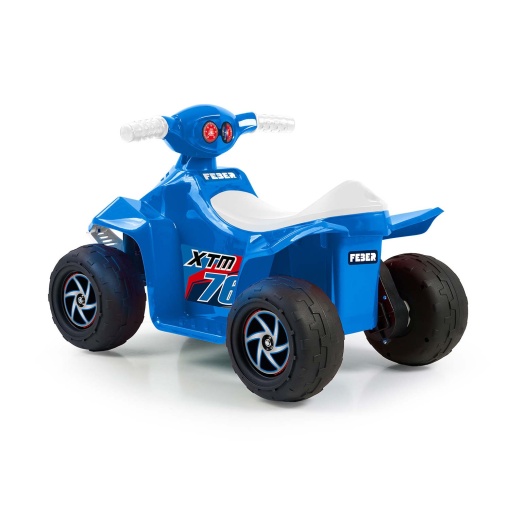 Quad Eléctrico FEBER CE 6v Azul FAMOSA