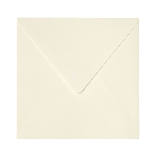 Envelope Texturado SIMPLY Pala Bico 160x160mm Creme 10 unidades