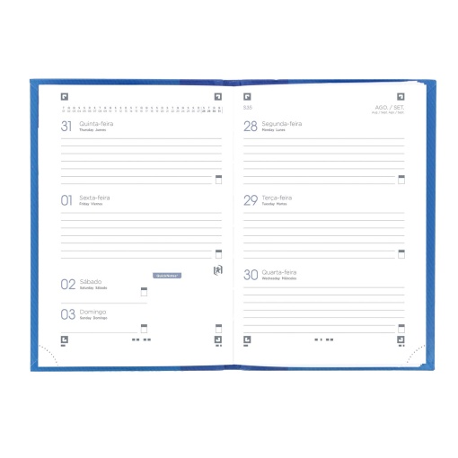 Agenda escolar semanal A6 2025/26 12 meses OXFORD School sortido