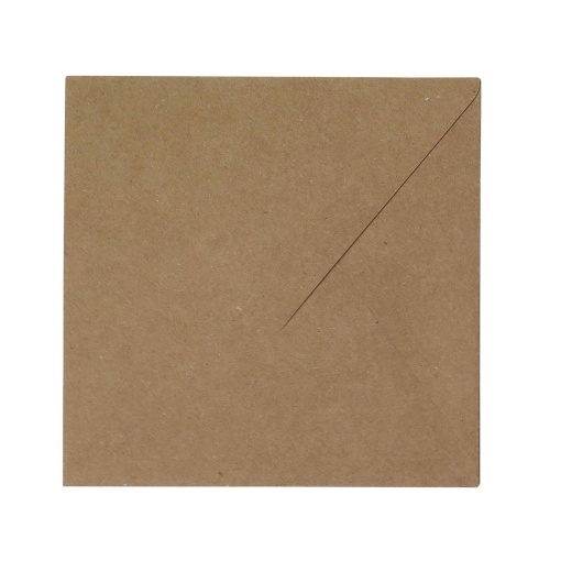Envelope Kraft SIMPLY Pala Bico 160x160mm Kraft 10 unidades