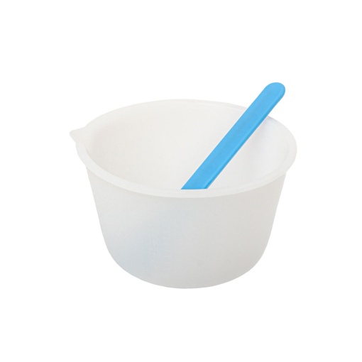 Recipiente Medidor em Silicone 600ml + Espátula 14x8,5cm LG