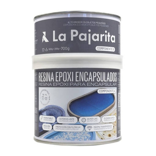 Resina Epoxi para Moldes La Pajarita 2 Componentes 500+200ml