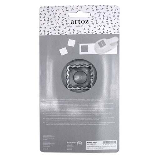 Furador de manualidades para papel ARTOZ 38,1mm quadrado