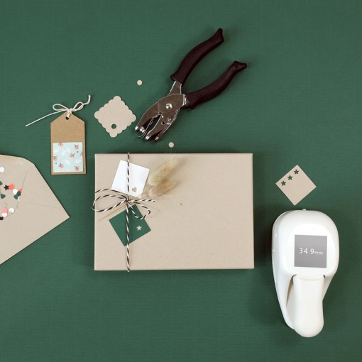 Furador de manualidades para papel ARTOZ 34,9mm quadrado