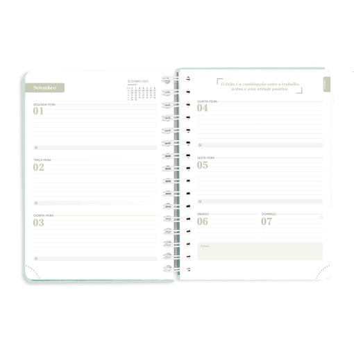 Agenda escolar semanal A5 2025/26 12 meses espiral OXFORD&ME sortido