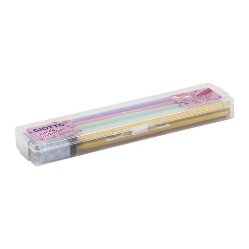 GIOTTO Candy Collection set: 10 pencils + sharpener + eraser